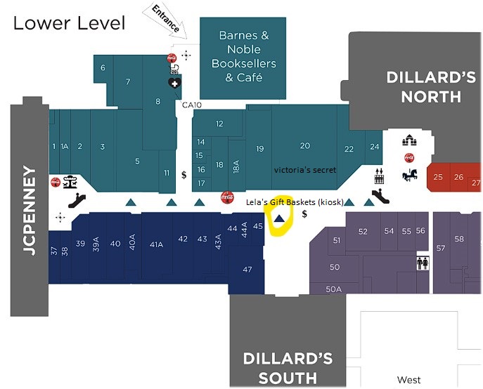 mall map for overland park mall